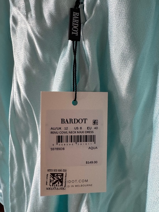 Bardot Mint Renu Cowlneck Maxi Dress - Picture 4 of 4